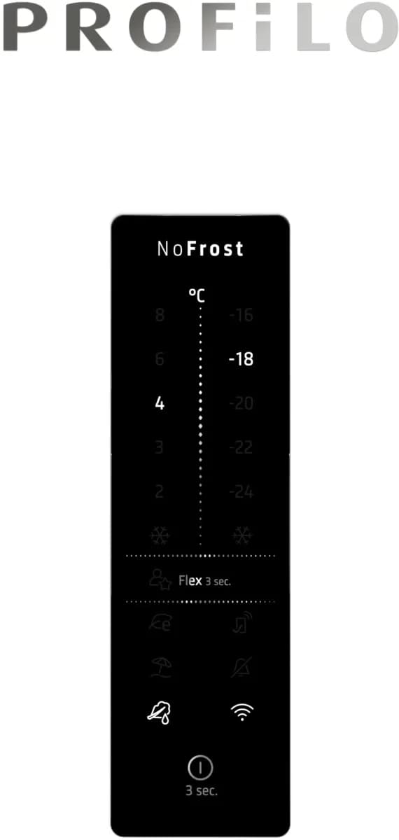 Profilo BD3086WCFP XXL 624 Litre Total No-Frost Alttan Donduruculu Beyaz Buzdolabı - 186x86 cm 3