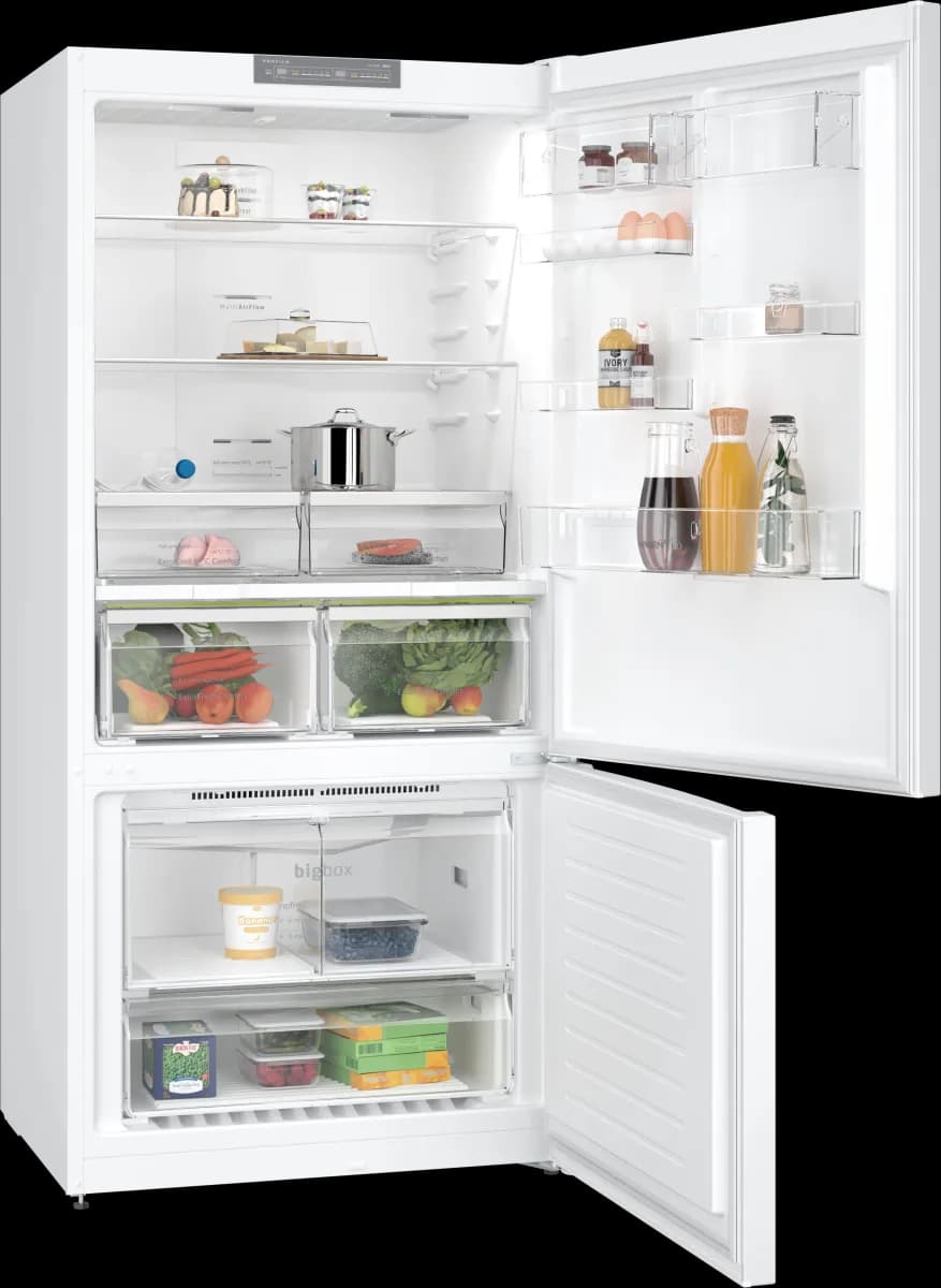 Profilo BD3086WEVN XXL 631 Litre E Enerji Sınıfı Total No-Frost Alttan Donduruculu Beyaz Buzdolabı - 186x86 cm 2