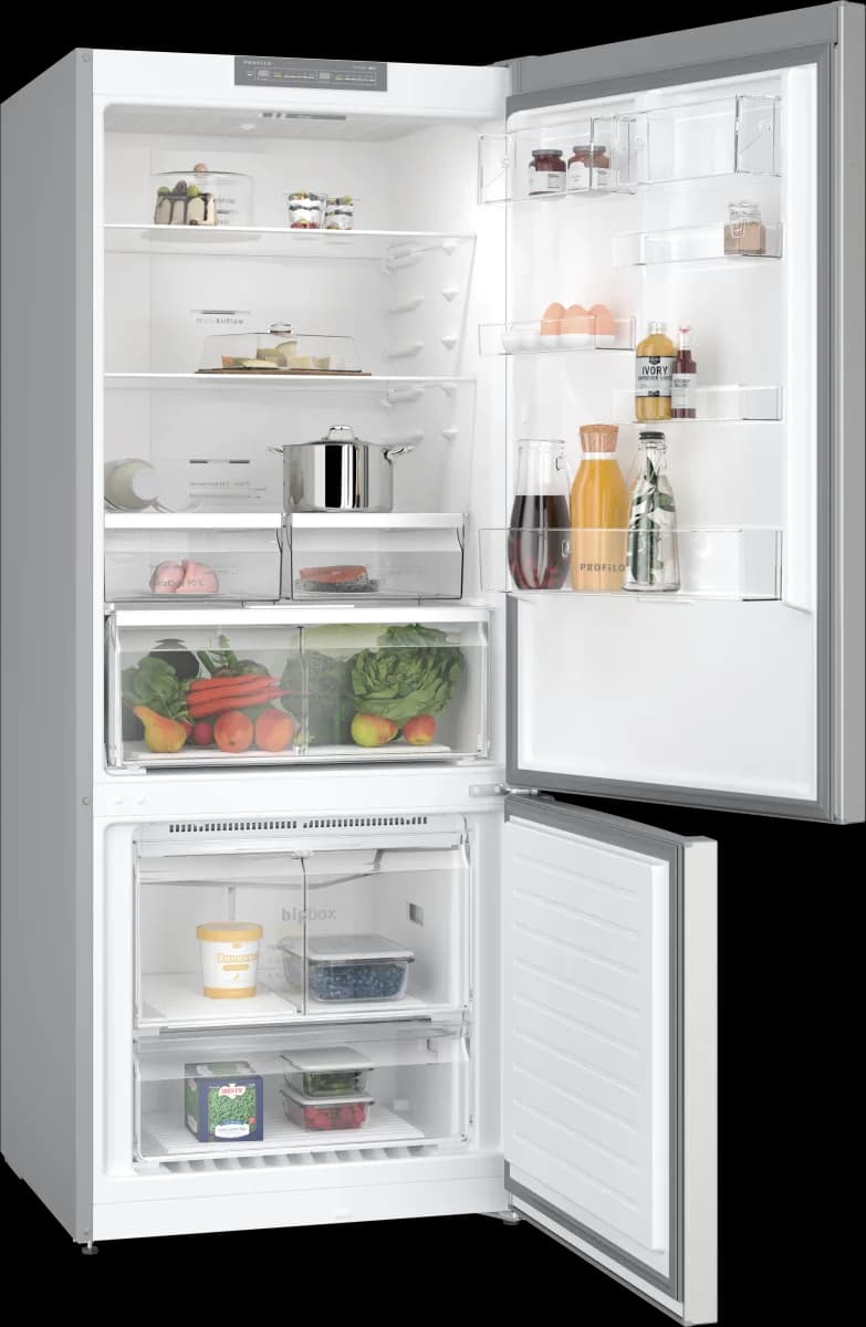 Profilo BD3076IEVN XL 526 Litre E Enerji Sınıfı No-Frost Alttan Donduruculu Paslanmaz Çelik (Inox) Buzdolabı - 186x75 cm 2