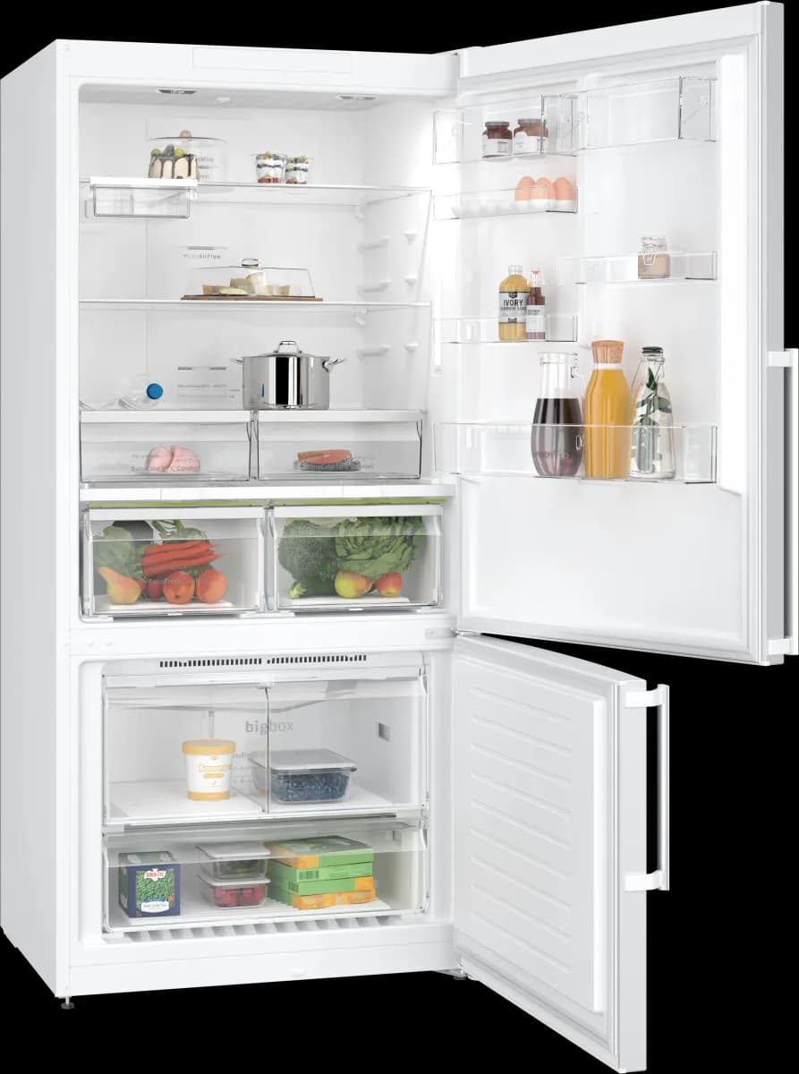 Profilo BD3086WECN XXL 631 Litre E Enerji Sınıfı Total No-Frost Alttan Donduruculu Beyaz Buzdolabı - 186x86 cm 2