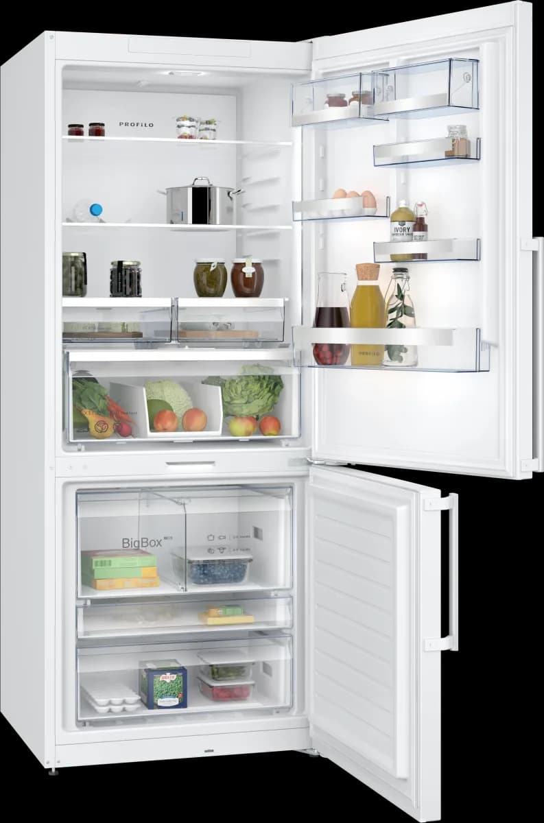 Profilo BD3076WCAP XL 526 Litre C Enerji Sınıfı Total No-Frost Alttan Donduruculu Beyaz Buzdolabı - 186x75 cm 2