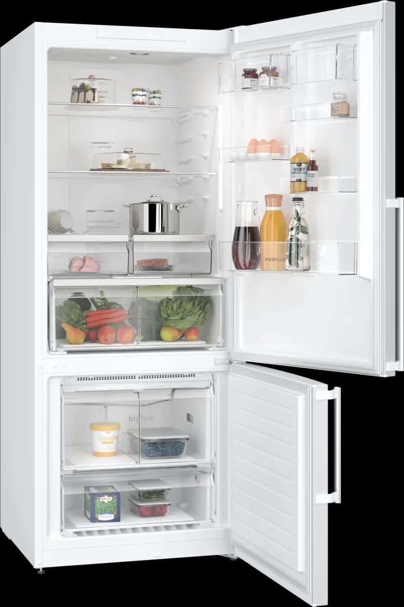 Profilo BD3076WECN XL 526 Litre E Enerji Sınıfı Total No-Frost Alttan Donduruculu Beyaz Buzdolabı - 186x75 cm 2