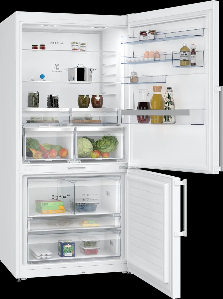 Profilo BD3086WCFP XXL 624 Litre Total No-Frost Alttan Donduruculu Beyaz Buzdolabı - 186x86 cm 2
