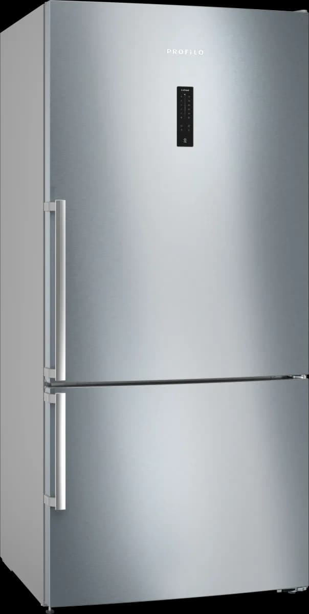 Profilo BD3086IECN XXL 631 Litre E Enerji Sınıfı No-Frost Alttan Donduruculu Paslanmaz Çelik (Inox) Buzdolabı - 186x86 cm