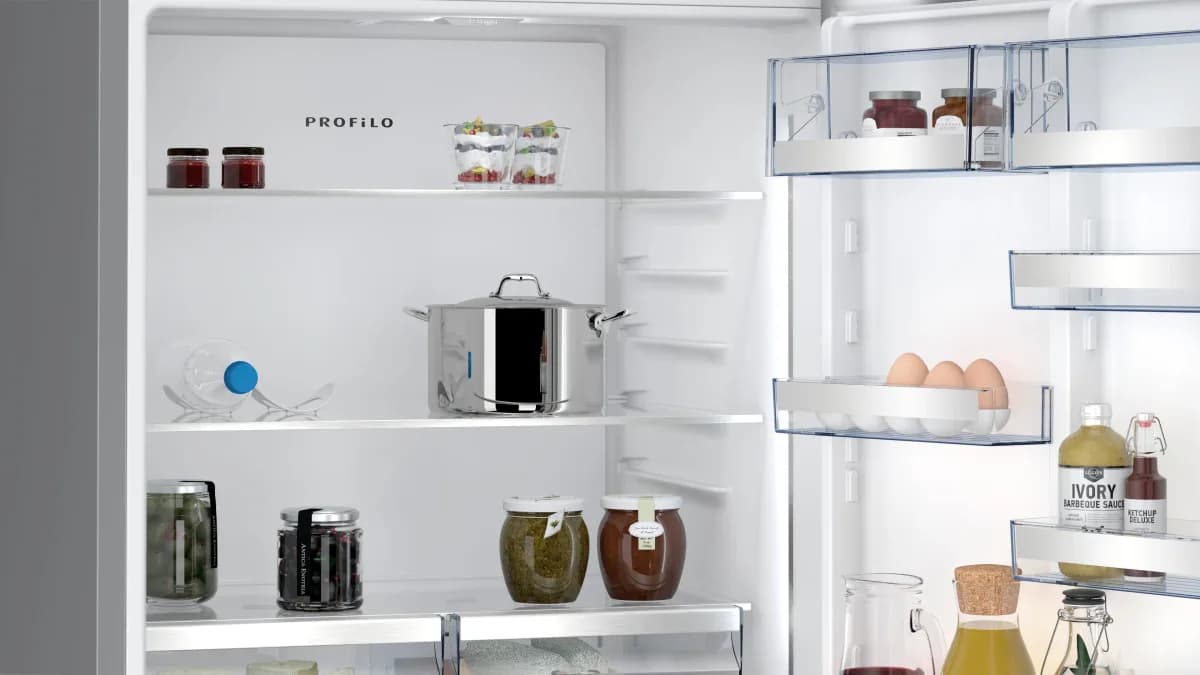 Profilo BD3076ICAP XL 526 Litre C Enerji Sınıfı No-Frost Alttan Donduruculu Paslanmaz Çelik (Inox) Buzdolabı - 186x75 cm 4